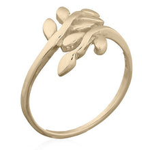 Load image into Gallery viewer, Small leaf ring in sterling silver (925)
