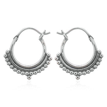 Hoops tribal prikket i sterlingsølv (925)