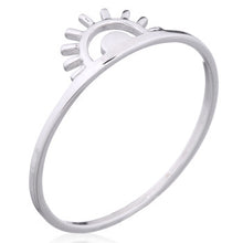 Indlæs billede til gallerivisning Ring solopgang i sterlingsølv (925)
