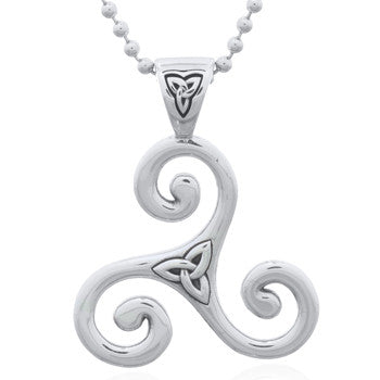 Celtic Triskele 20x27mm pendant (925)