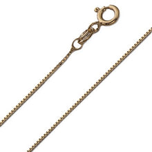 Indlæs billede til gallerivisning Venezia kæde rund 1,1 mm guldbelagt sterlingsølv (925)
