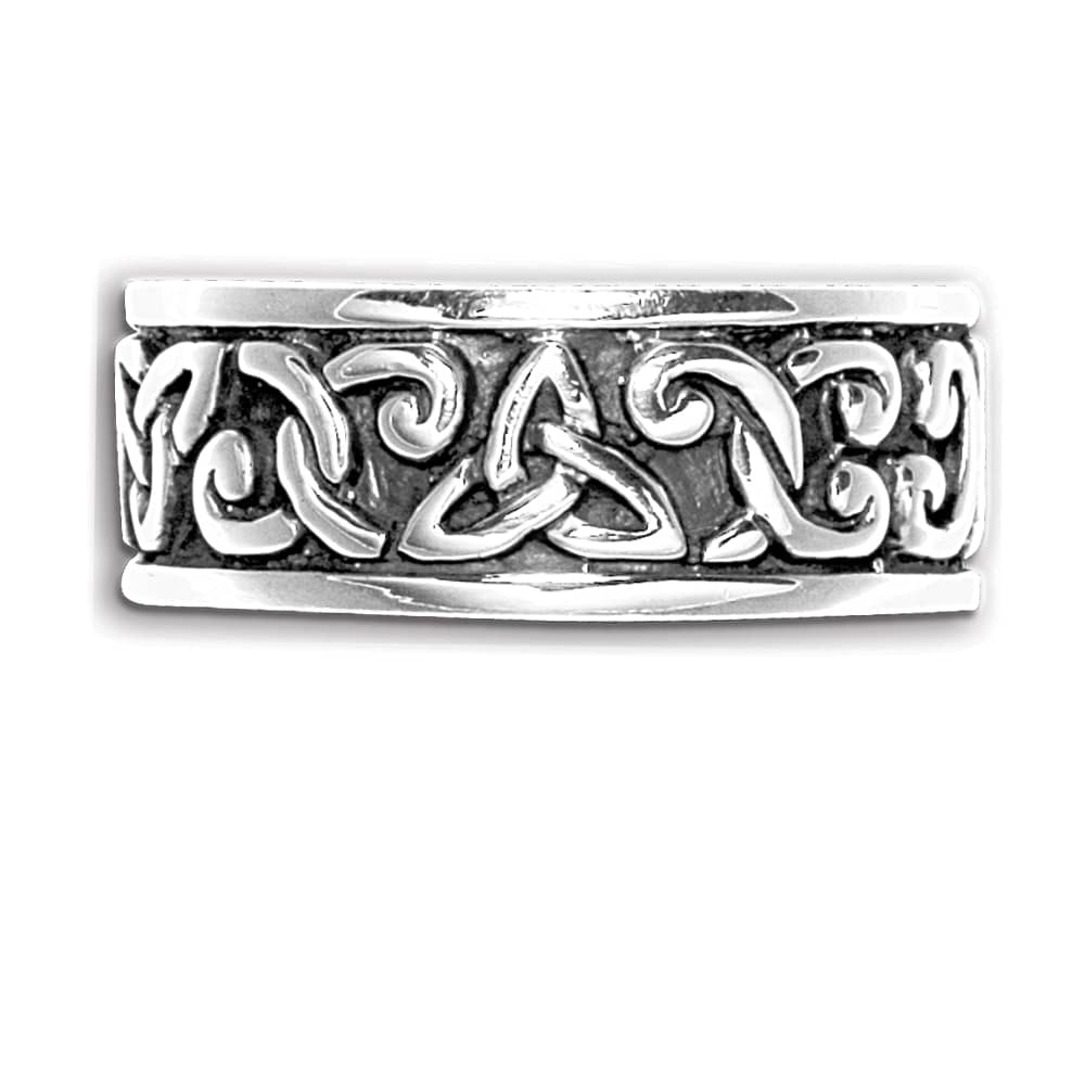 Ring with trinity in sterling silver (925)