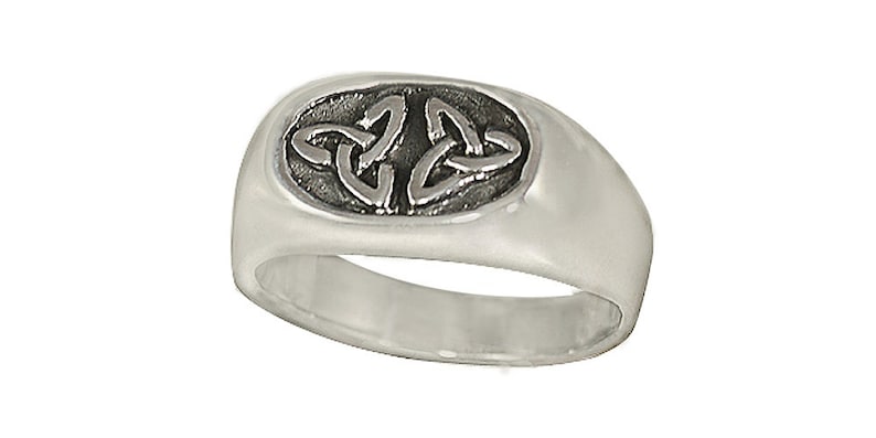 Ring with trinity in sterling silver (925)