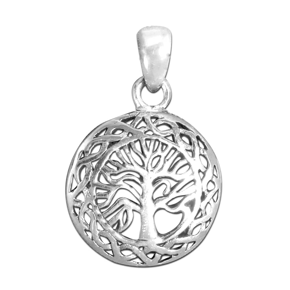 Pendant large Yggdrasil, tree of life (925)