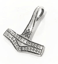 Load image into Gallery viewer, Bornholm, Thor&#39;s hammer pendant in sterling silver (925)
