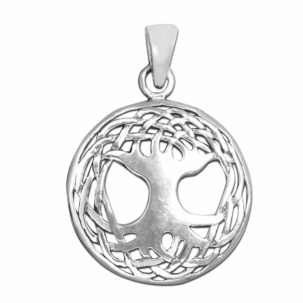 Pendant large Yggdrasil, tree of life (925)