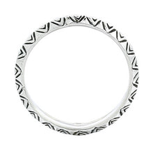 Load image into Gallery viewer, Ring Triangular impression in sterling silver (925)
