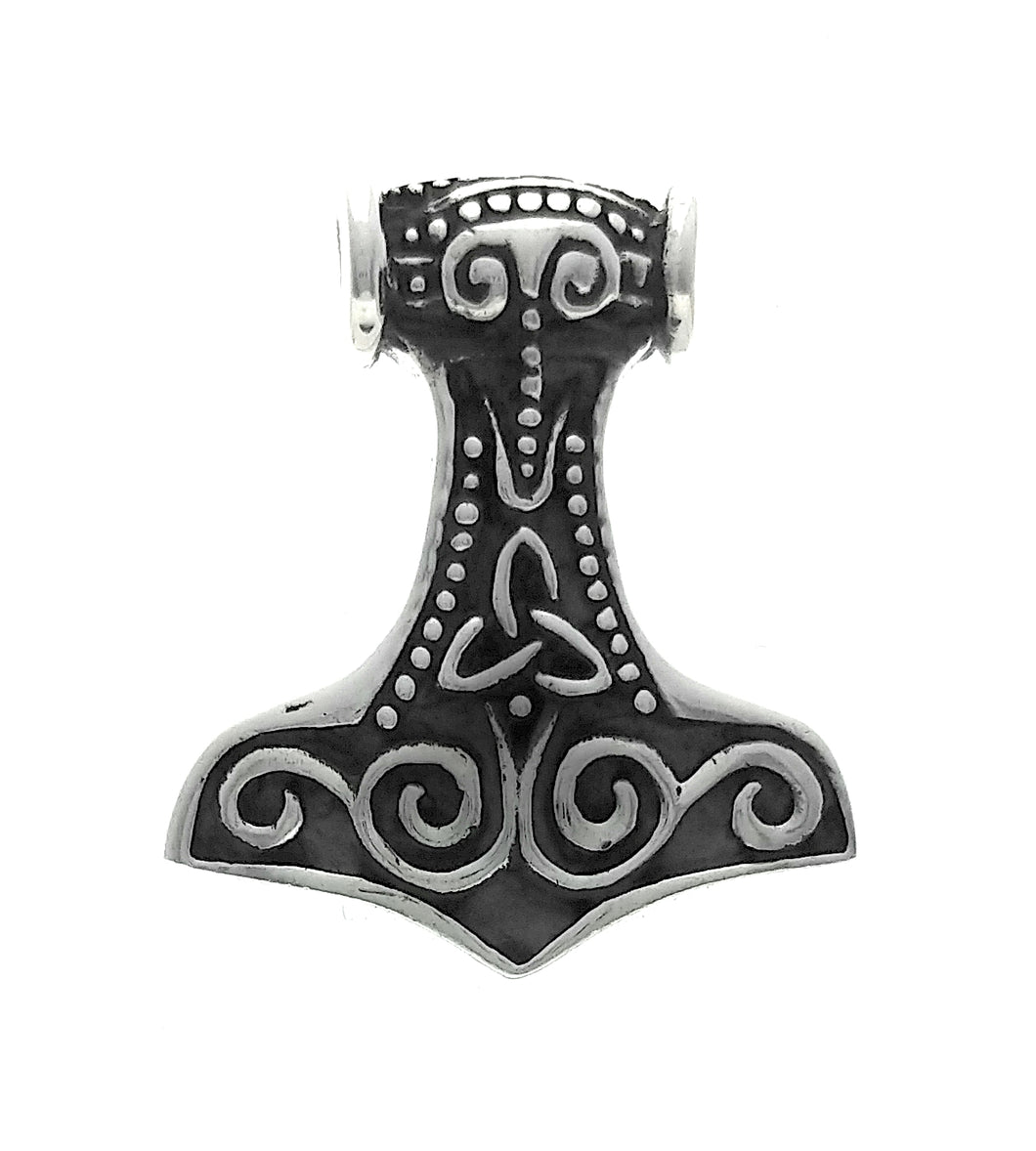 Thors hammer med trinity i sterlingsølv (925)