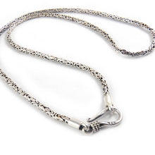 Load image into Gallery viewer, King chain Chain 2.5 mm in silver with hook clasp, handmade (925)
