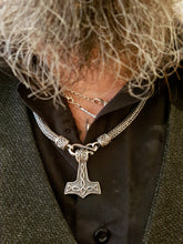 Load image into Gallery viewer, Thor&#39;s hammer 24x32 mm pendant in sterling silver (925)
