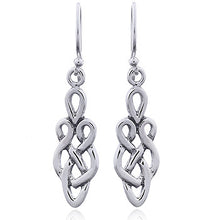 Load image into Gallery viewer, Celtic knot earrings sterling silver (925)
