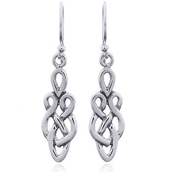 Celtic knot earrings sterling silver (925)