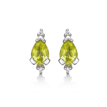 Load image into Gallery viewer, Due to with peridot &amp; zirconia (925)
