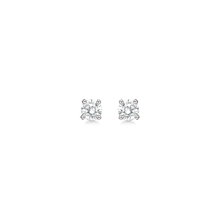 Indlæs billede til gallerivisning Ørestikker med 4 mm zirkonia (925)
