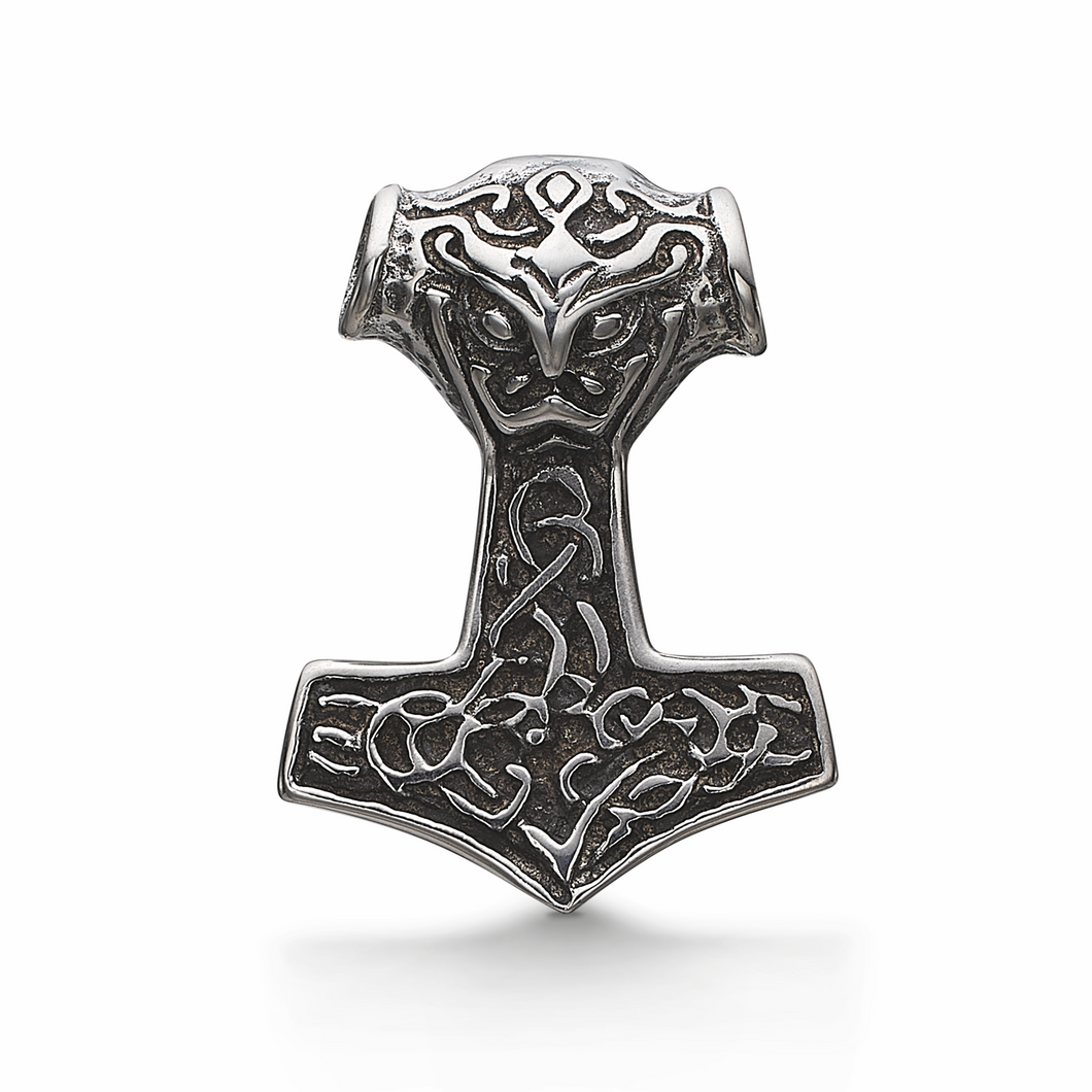 Thor's hammer 30x20 mm pendant in sterling silver (925)