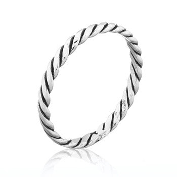 Ring 2.5mm twist in sterling silver (925)