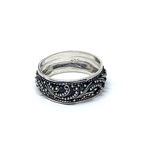 Load image into Gallery viewer, Ring Bali pattern 8 mm sterling silver (925)
