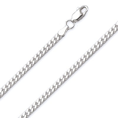 Armor 0.80/3.0mm chain in sterling silver (925)