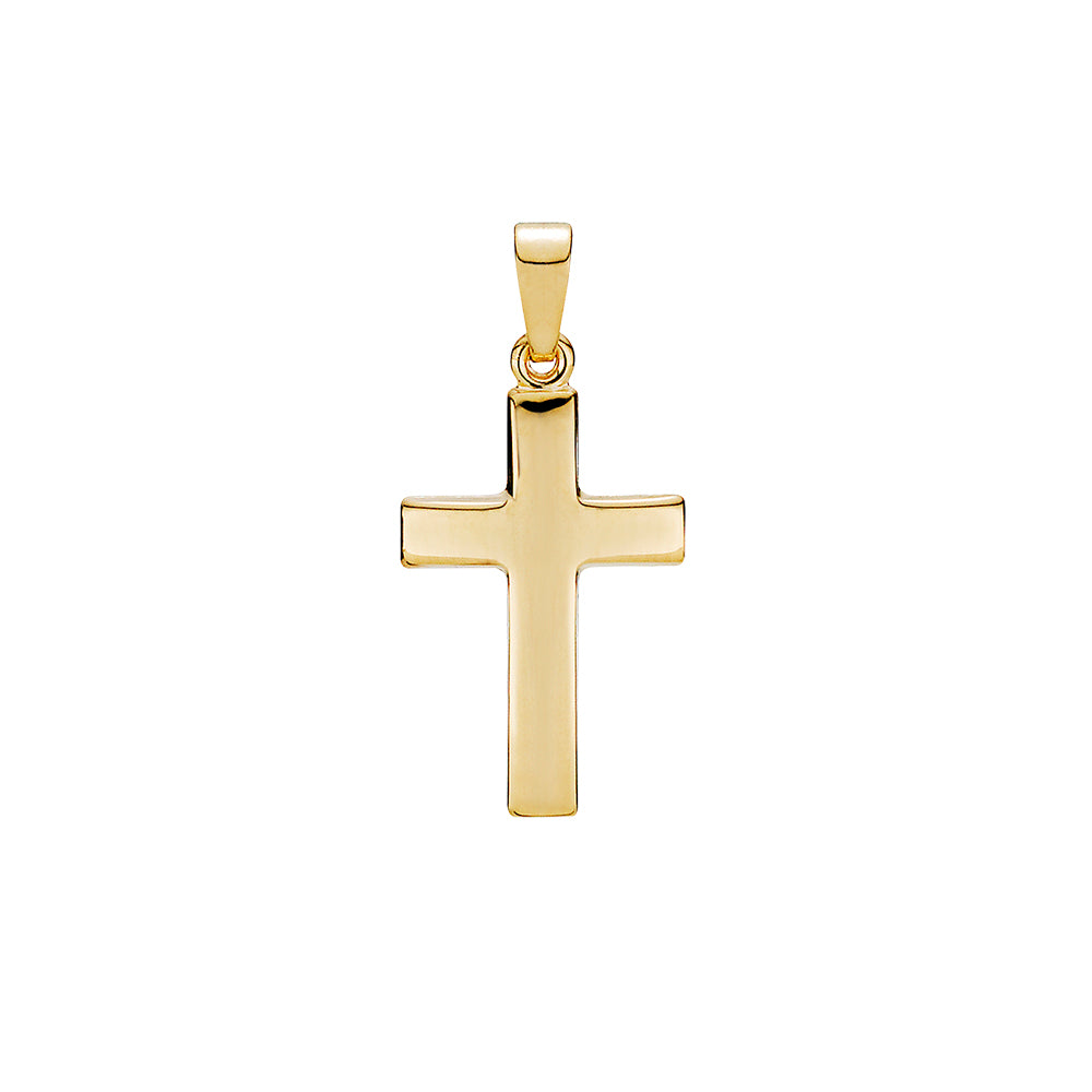 Lund Cph, Pendant cross 18x12 mm in 8 kt. gold (333)