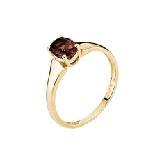 Load image into Gallery viewer, Lund Cph, Ring in 8 kt. gold with smoky quartz (333)
