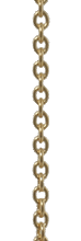 Load image into Gallery viewer, 14 kt. gold Round anchor bracelet chain 0.4/1.5 mm (585)
