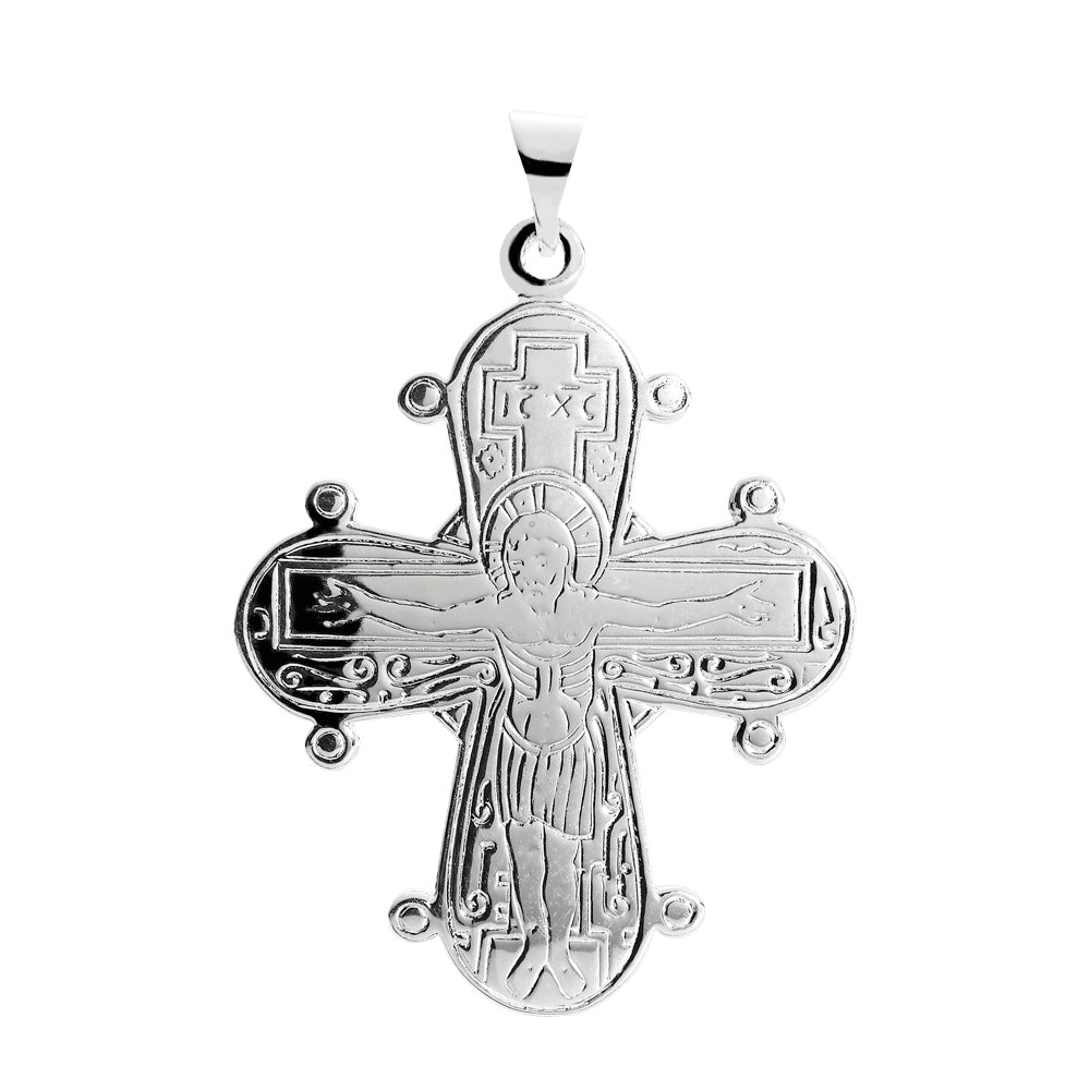 Day of the Dead Cross 29x25 mm pendant in sterling silver (925)