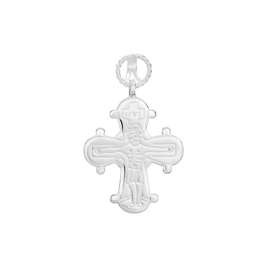 Day of the Dead cross 26x22 mm pendant in sterling silver (925)