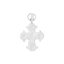 Load image into Gallery viewer, Day of the Dead cross 26x22 mm pendant in sterling silver (925)
