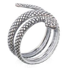 Load image into Gallery viewer, Ring Snake in sterling silver (925)
