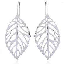 Load image into Gallery viewer, Large leaf earrings (925)
