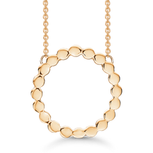 Load image into Gallery viewer, Necklace rhodium-plated circle of dots (925)
