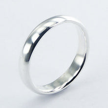 Load image into Gallery viewer, Ring in 4 mm plain sterling silver (925)
