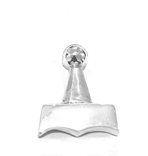 Solid Thor's hammer without ring from Sejrø in sterling silver (925)