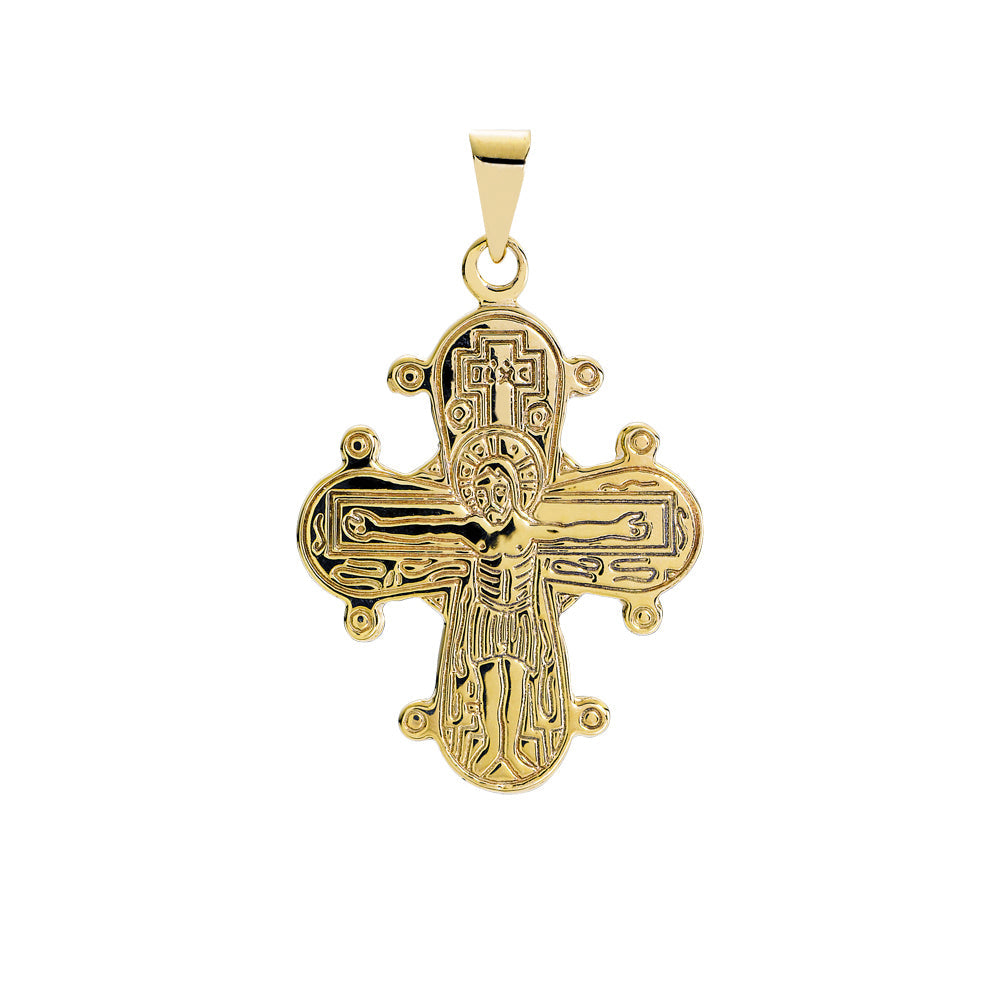 Lund Cph, Dagmarkor's 20x17 mm pendant in 14 kt. gold (585)