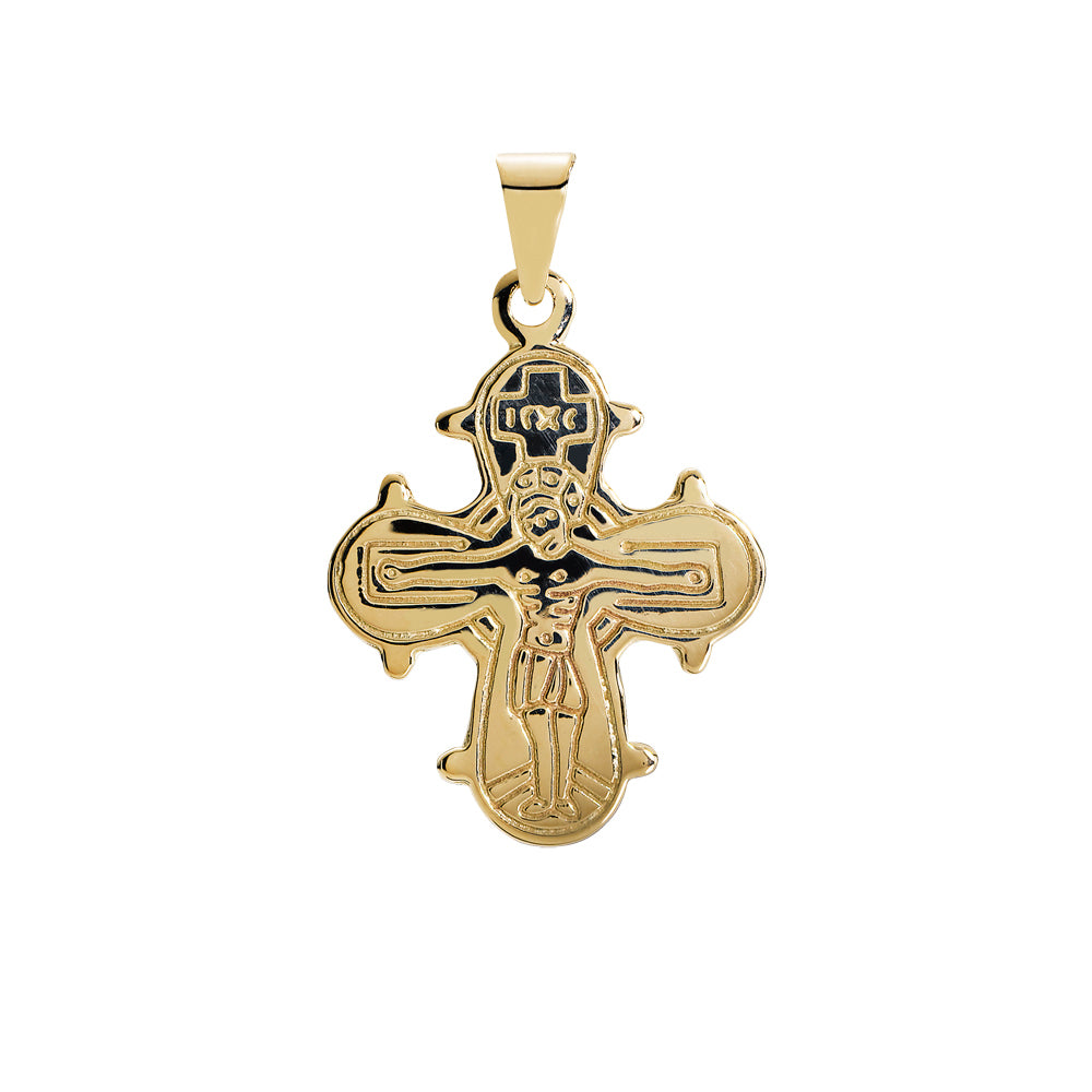 Lund Cph, Dagmarkor's 19x16 mm pendant in 8 kt. gold (333)