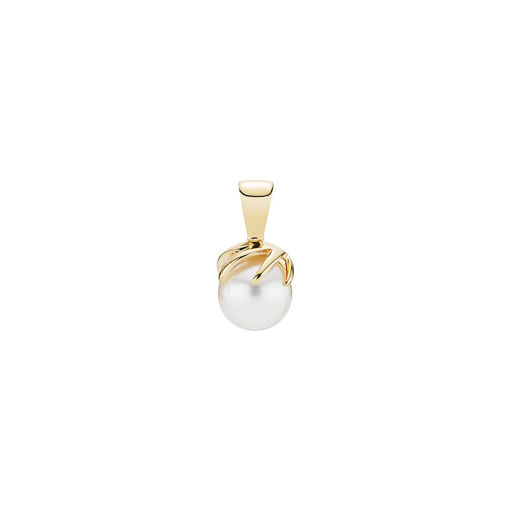 Lund Cph, Pendant with pearl in 14 kt. gold (585)